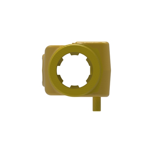  Splined 1 3/8" 6 Spline Tractor Yoke with Quick Disconnect Pin - image 4