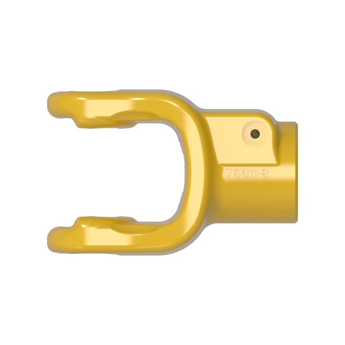  Splined 1 3/8" 6 Spline Tractor Yoke with Quick Disconnect Pin - image 4