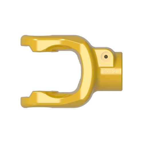 Splined 1 3/8" 6 Spline Tractor Yoke with Quick Disconnect Pin - image 4
