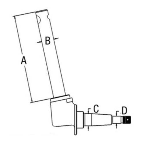 White Oliver Mpl Moline Spindle RH - image 2