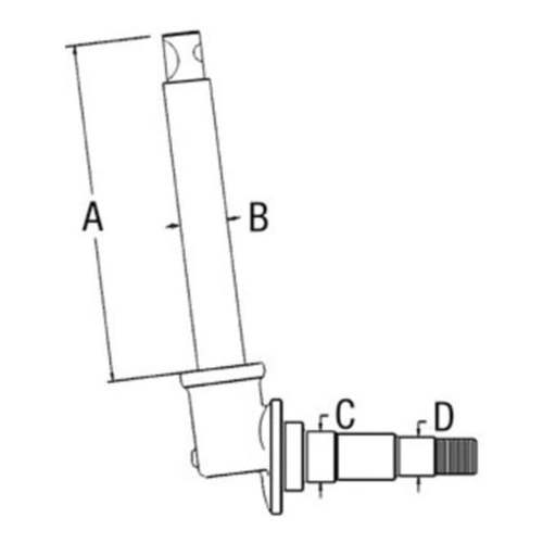 White Oliver Mpl Moline Spindle - image 2