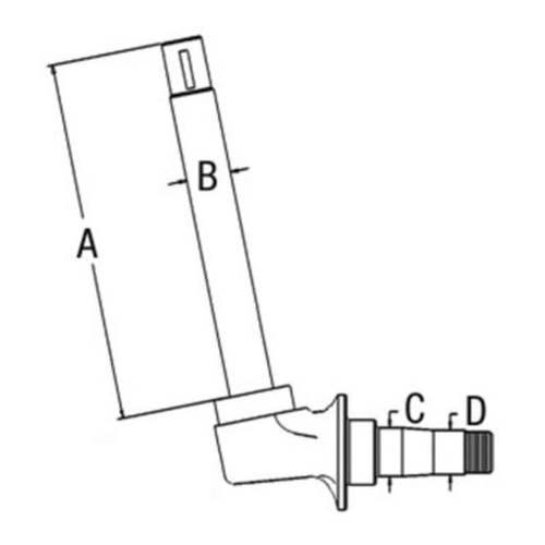 White Oliver Mpl Moline Spindle RH / LH - image 2