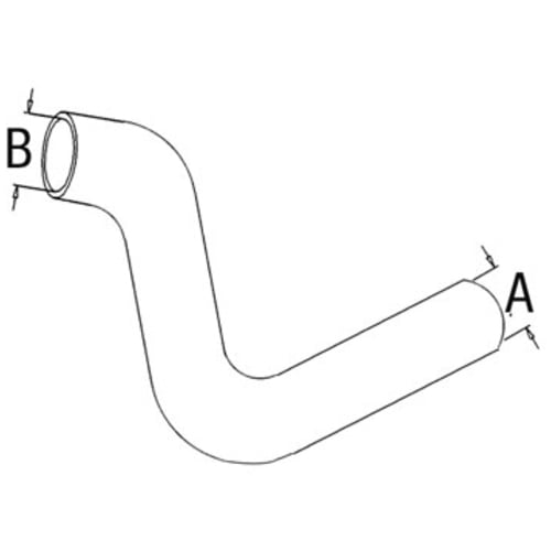 Case-IH Radiator Bottom Hose - image 4