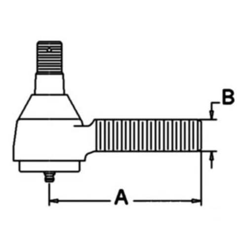 Case-IH Tie Rod RH Thread - image 3