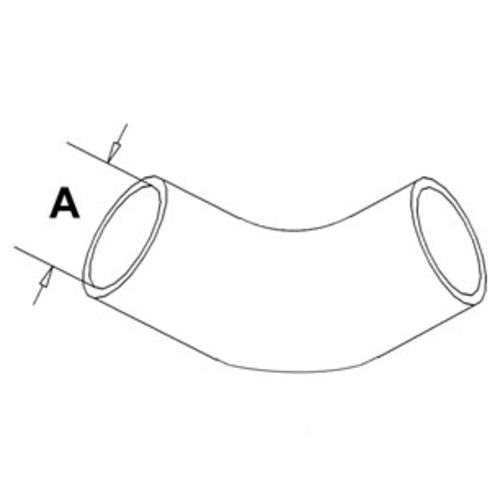 Case-IH Radiator Bottom Hose - image 3