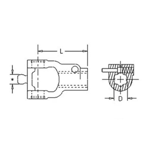 Comer 141026230 Constant Velocity Yoke 60 Series Farm Parts Store
