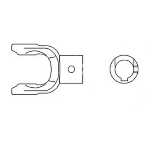 Comer Industries Implement Round Bore Yoke - image 1