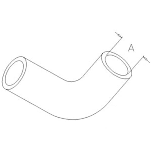 Kubota Radiator Lower Hose - image 2