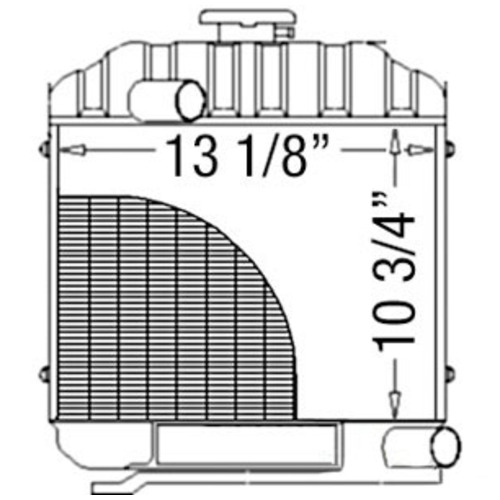 Bouchon de radiateur de réservoir d'eau 15021 – 72632 pour Kubota B6100  B6100HST B7100 B7100HST