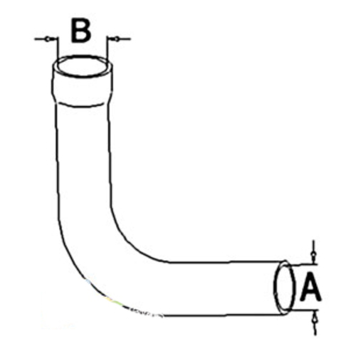White Oliver Mpl Moline Radiator Upper Hose - image 3