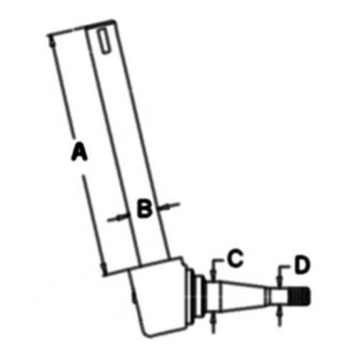 Massey Ferguson Spindle Assembly LH - image 2
