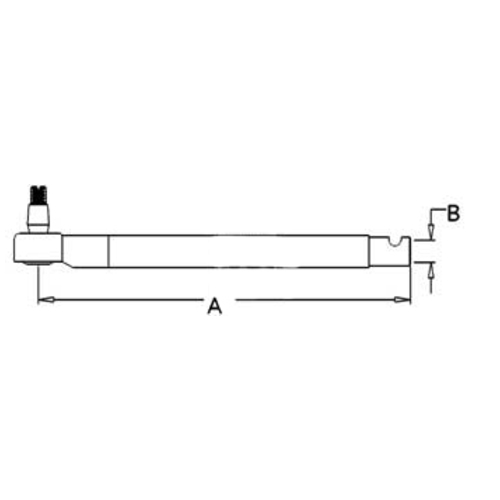 Massey Ferguson Long Tube End Tie Rod - image 2