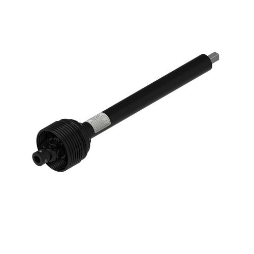  Joint & Half Shaft with Plastic Guard with Keyway, 2 Set Screws & Pin Hole - image 1