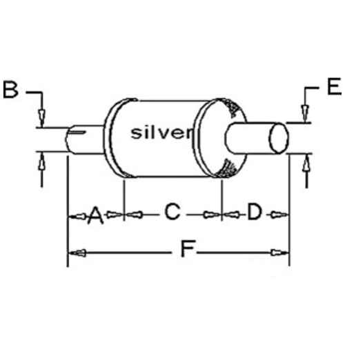 White Oliver Mpl Moline Muffler - image 2