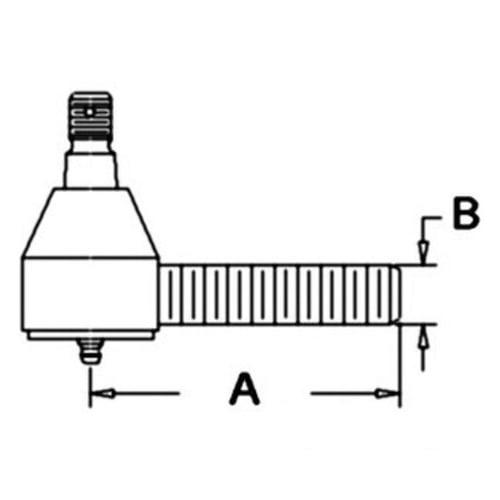 Massey Ferguson 3475538M91 Tie Rod End - image 1