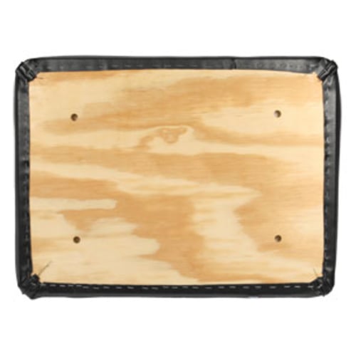 Case-IH Black Vinyl Bottom Wood Cushion - image 1