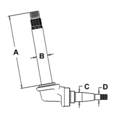 Case-IH Spindle RH - image 2