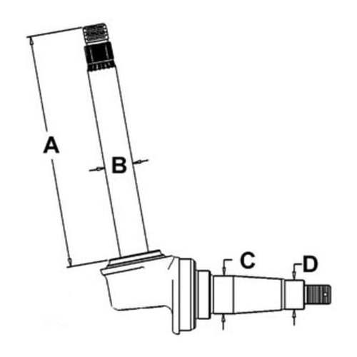 Case-IH Spindle RH - image 2