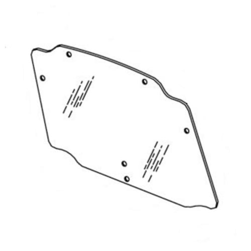 Ford New Holland Cab Glass Rear Window - image 1