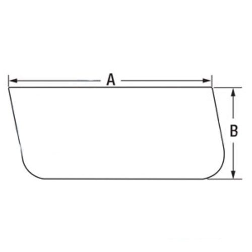 Bobcat Lower Side Cab Glass - image 2