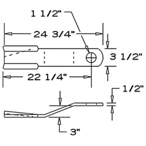 Alamo Industrial Rotary Cutter Blade CCW - image 2