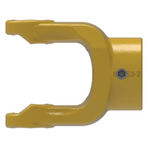  Implement Yoke Round Bore 1 1/2" with 3/8" Keyway - image 2