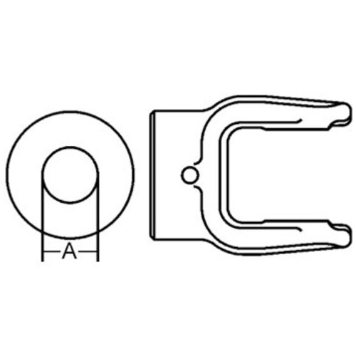  Shear Pin Implement Yoke with 1/4" Pin Hole - image 4