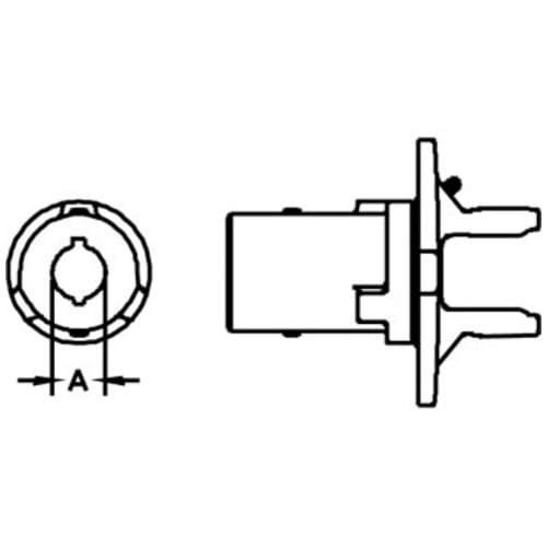  Overrunning Round Bore Yoke - image 3