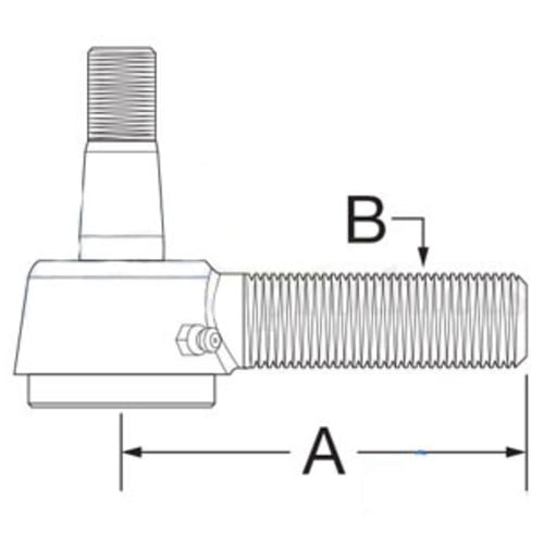 Ford New Holland Tie Rod End LH Thread - image 2