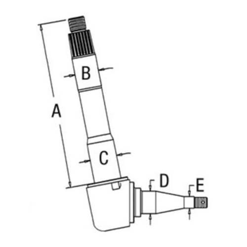Case-IH Spindle RH / LH - image 2