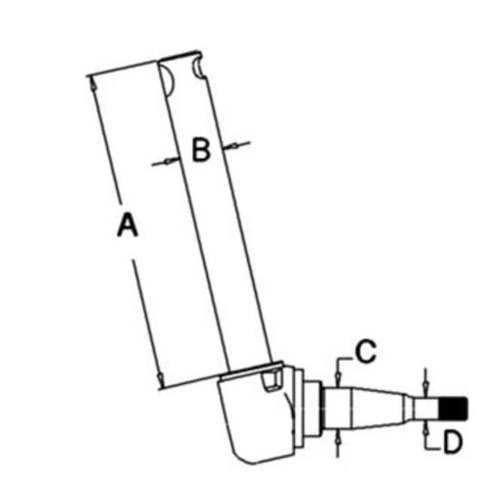 Massey Ferguson Spindle Assembly LH - image 2