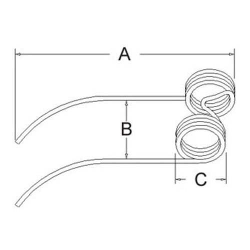  Baler Tooth Pack of 5 - image 2