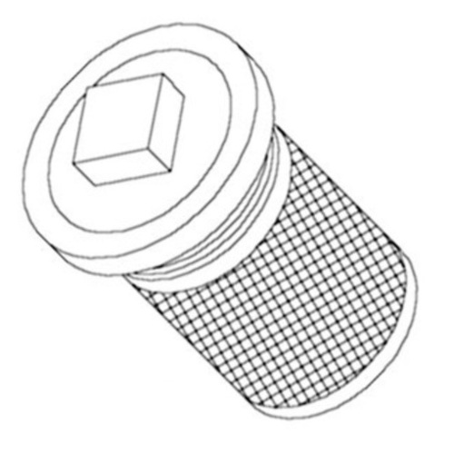 Ford New Holland Drain Plug & Screen Assembly - image 1