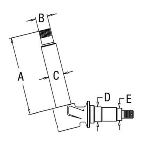 Case-IH Spindle RH - image 2