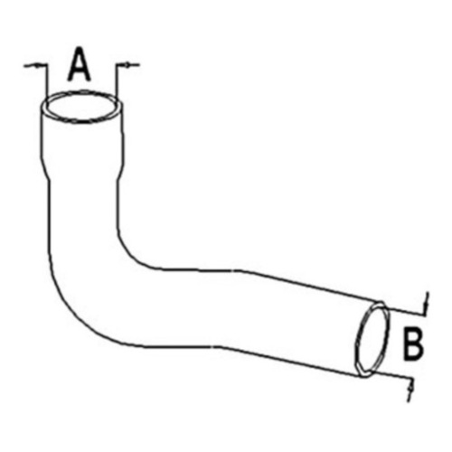 Case-IH Radiator Lower Hose - image 3