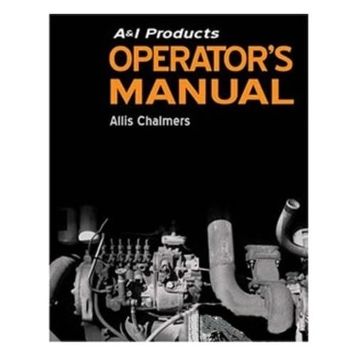 Allis Chalmers AC-O-D19 Operator Manual - image 1