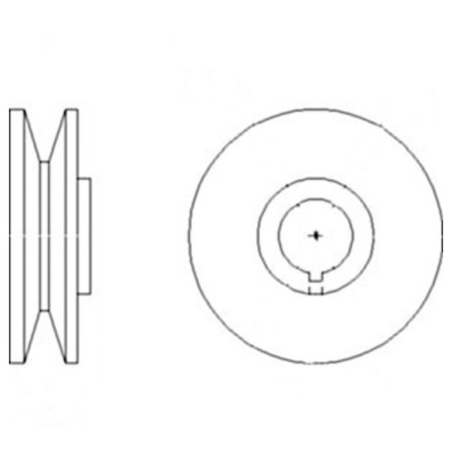 Miscellaneous 1V Groove Pulley - image 1
