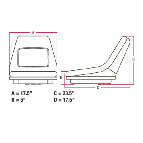 John Deere Mower UTV Seat - image 2