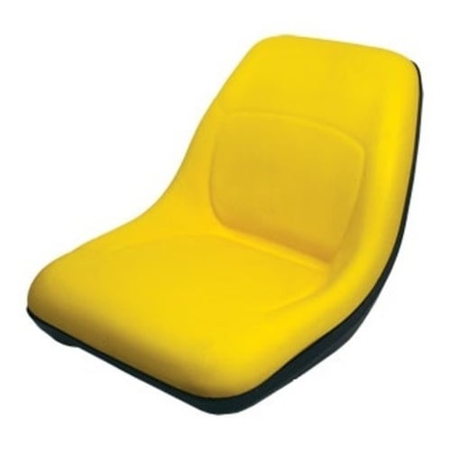 New Yellow HIGH BACK SEAT w/ Pivot Rod Bracket for John Deere GX255 GX325 GX335 