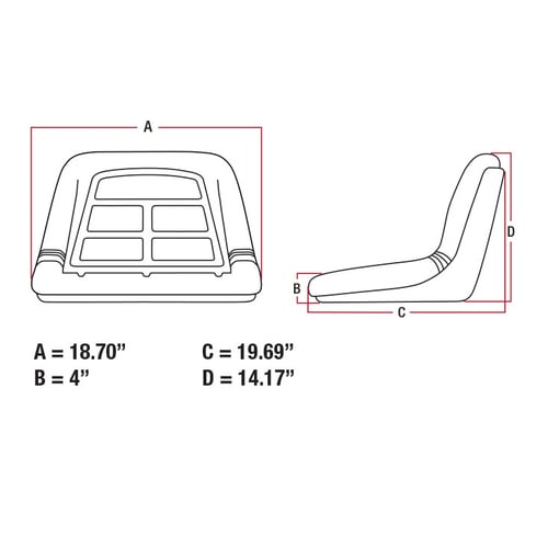 John Deere High Back Yellow Seat - image 5