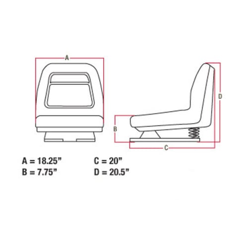 John Deere Seat with Suspension - image 4