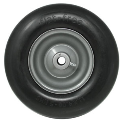  Mower Wheel Smooth 11 x 4 x 5 Flat Proof Grey - image 2