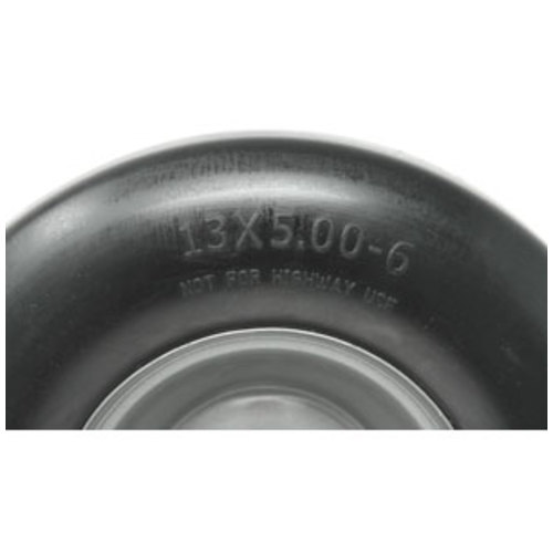  Mower Wheel Smooth 13 x 5 x 6 Flat Proof Grey - image 3