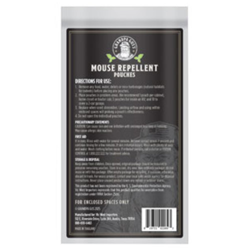  Grandpa Gus's Rodent Repel Burlap Pouches Pack of 15 - image 3