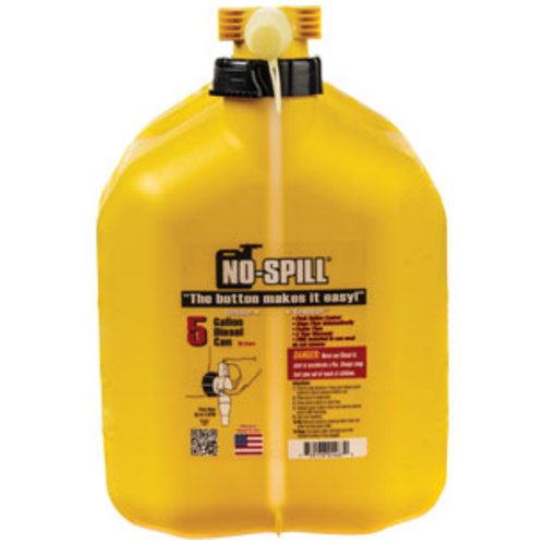  No-Spill CARB Diesel Can with  View Stripe 5 Gallon - image 2