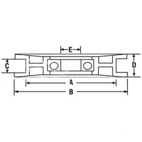  Flat Idler 3 7/32"Od 11/16"Id - image 2