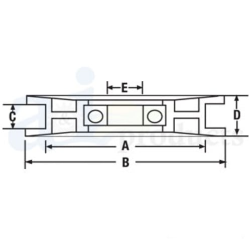  Complete Flat Idler 4 1/8"Od 11/16"Id - image 2