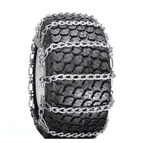 New 2-Link 18x9.50-8 Tire Chains Lawn Garden Tractor Snow Blower 3305G 