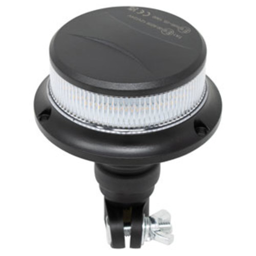  Low Profile LED Amber Beacon Pipe Type Flexible Rubber Base - image 2