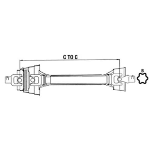  Complete 80° CV Driveline 540 RPM - image 4